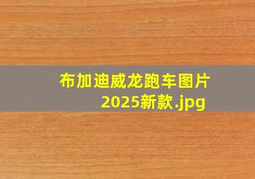 布加迪威龙跑车图片2025新款