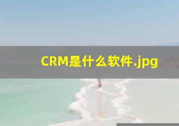 CRM是什么软件
