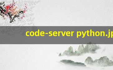 code-server python