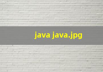 java java